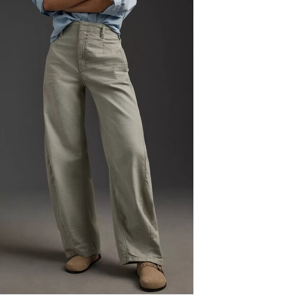 Anthropologie The Vintage Bow Full-Length Pants by Pilcro 29 new with tag - Picture 2 of 4